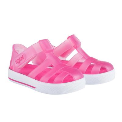 Picture of Igor Star Sandal - Transparent Fuchsia Pink