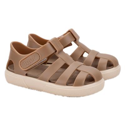 Picture of Igor Bay Solid Jelly Sandal - Taupe