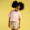 Picture of Bonini by A* Dee Shine Cropped Logo T-shirt - Fairy Pink