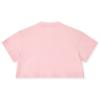 Picture of Bonini by A* Dee Shine Cropped Logo T-shirt - Fairy Pink