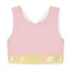 Picture of Bonini by A* Dee Flex Colourblock Crop Top - Fairy Pink