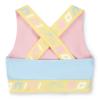 Picture of Bonini by A* Dee Flex Colourblock Crop Top - Fairy Pink