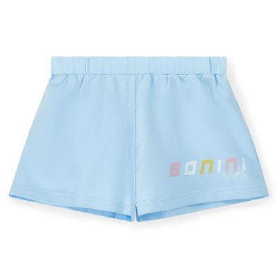 Picture of Bonini by A* Dee Move Sports Shorts With Tape Detail - Sky Blue