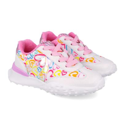 Picture of Agatha Ruiz De La Prada Summer Heart Trainers - White