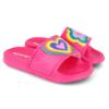 Picture of Agatha Ruiz De La Prada Summer Heart Sliders - Fuchsia Pink