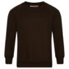 Picture of Schoolwear Unisex Crew Neck Sweatshirt - Brown