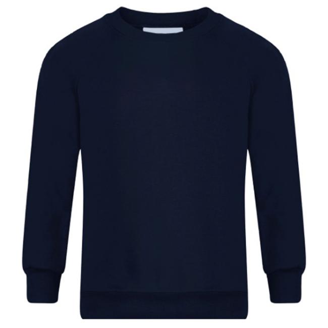 Picture of Schoolwear Unisex Crew Neck Sweatshirt - Light Navy