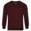 Picture of Schoolwear Unisex Crew Neck Sweatshirt - Maroon