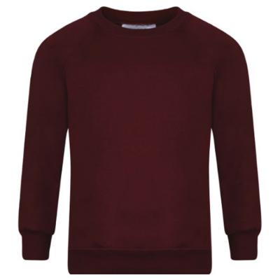 Picture of Schoolwear Unisex Crew Neck Sweatshirt - Maroon