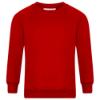 Picture of Schoolwear Unisex Crew Neck Sweatshirt - Red