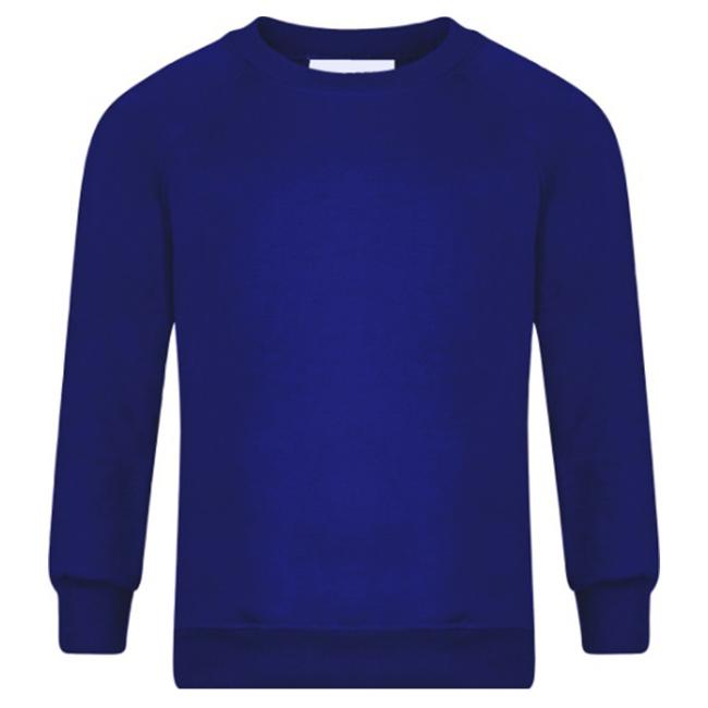 Picture of PRE ORDER Schoolwear Unisex Crew Neck Sweatshirt - Royal Blue