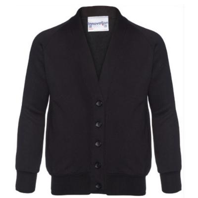 Picture of Schoolwear Girls Sweatshirt Cardigan - Black