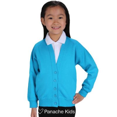 Picture of Schoolwear Girls Sweatshirt Cardigan - Black