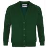 Picture of Schoolwear Girls Sweatshirt Cardigan - Bottle Green