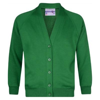 Picture of PRE ORDER Schoolwear Girls Sweatshirt Cardigan - Emerald