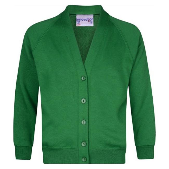 Picture of PRE ORDER Schoolwear Girls Sweatshirt Cardigan - Emerald