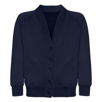 Picture of Schoolwear Girls Sweatshirt Cardigan - Light Navy