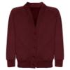 Picture of Schoolwear Girls Sweatshirt Cardigan - Maroon