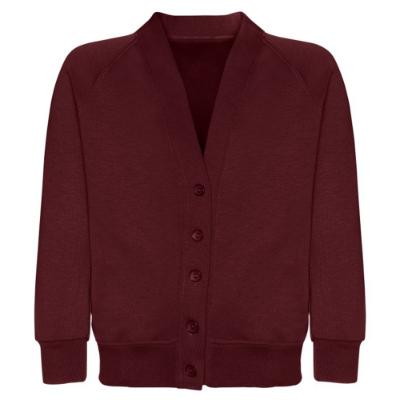 Picture of Schoolwear Girls Sweatshirt Cardigan - Maroon