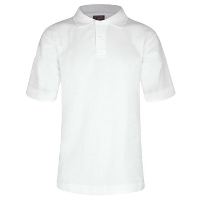 Picture of Schoolwear Girls Short Sleeve Polo Shirt - White