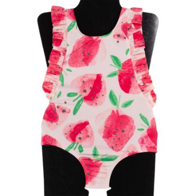 Picture of Tutto Piccolo Summer Strawberry Collection Girls Swimsuit - Fuschia