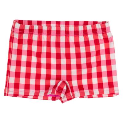 Picture of Tutto Piccolo Summer Gingham Collection Boys Swimshorts - Fuschia 