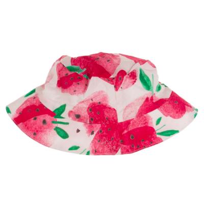 Picture of Tutto Piccolo Summer Strawberry Collection Sunhat - Fuschia  