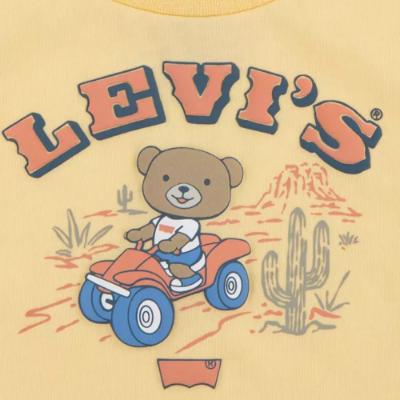 Picture of Levi's Baby Boys Western Teddy Shorts Set - Yellow