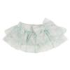 Picture of Puro Mimo Summer Collection Girls Blouse Skirted Jampants & Hairclip Set X 3 - White Mint Green