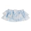 Picture of Puro Mimo Summer Collection Girls Blouse Skirted Jampants & Hairclip Set X 3 - White Pale Blue