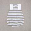 Picture of Rapife Summer Baby Girls Wide Stripe Romper - Beige White