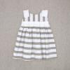 Picture of PRE ORDER Rapife Summer Girls Wide Stripe Dress - Beige White