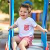 Picture of Rapife Summer Boys Gingham Shorts & T-shirt Set - White Red