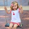 Picture of Rapife Summer Girls Cherry Tunic & Ruffle Shorts Set - White Red Gingham