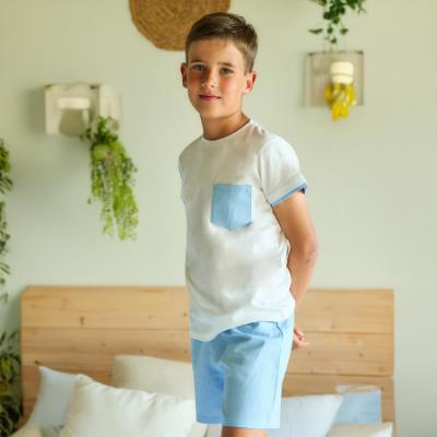 Picture of Rapife Summer Boys Top & Shorts Set - Sky Blue