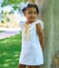 Picture of PRE ORDER Rapife Summer Girls Ruffle Embroidered Dress & Panties Set X 2 - White Yellow