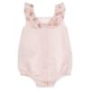 Picture of Sardon Baby Summer Collection Girls Sleeveless Jacquard Romper - Baby Pink 