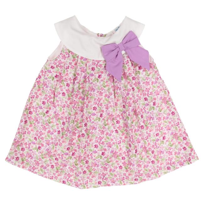 Picture of Sardon Baby Summer Collection Girls Floral Dress -White Lilac