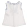 Picture of Sardon Baby Summer Collection Girls Pique Dress & Panties Set X 2 - White Pale Blue