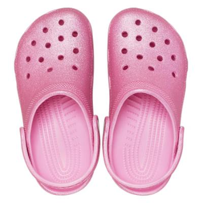 Picture of Crocs Classic Glitter Clog - Pink Tweed