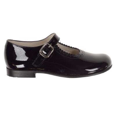 Picture of Panache Girls Mary Jane Shoe - Navy Blue Patent  