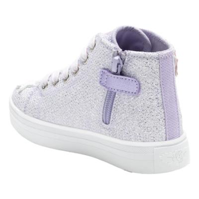 Picture of Lelli Kelly Vttoria Unicorn Boot With Inside Zip - Lilac Sparkle